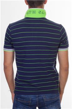 Polo gold rigata BLU E VERDE - gallery 4