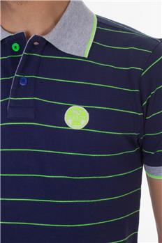 Polo gold rigata BLU E VERDE - gallery 5