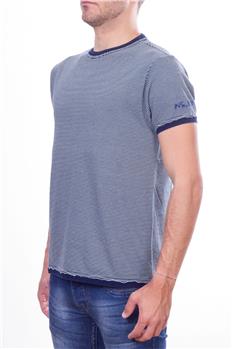 North sails t-shirt uomo riga BIANCO E BLU P6