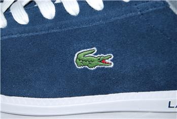 Scarpa lacoste scamosciata BLU - gallery 6