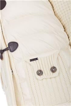 Bark piumino donna lungo PANNA - gallery 5