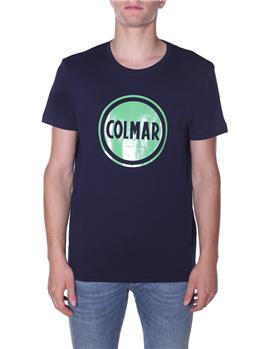 Colmar t-shirt logo giro collo BLU - gallery 2