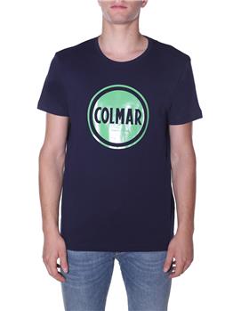 Colmar t-shirt logo giro collo BLU