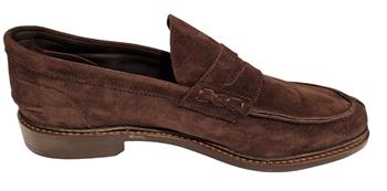 Tricker's adam castorino suede COFFEE