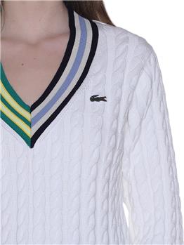 Pullover donna lacoste BLANC - gallery 5