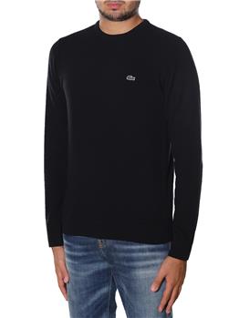 Maglia lacoste uomo giro collo NERO Y9