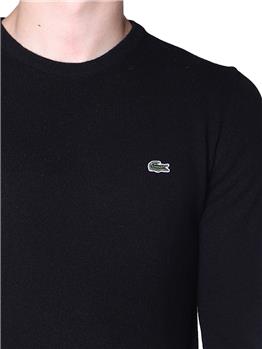 Maglia lacoste giro collo NERO - gallery 5