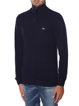 Maglia lacoste uomo 1/z zip BLU