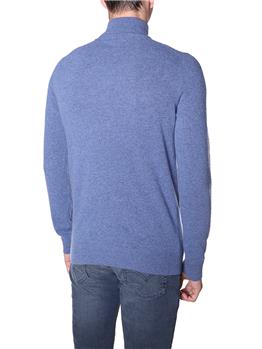 Maglia 1/2 zip lacoste uomo CELESTE MELANGE - gallery 4