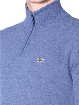 Maglia 1/2 zip lacoste uomo CELESTE MELANGE - gallery 5