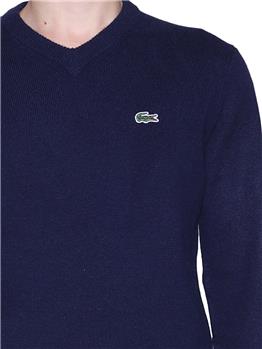 Maglia a v uomo lacoste BLUE MARINE - gallery 5