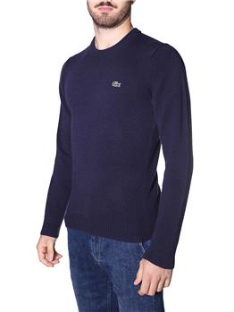 Maglia lacoste giro collo BLU - gallery 3