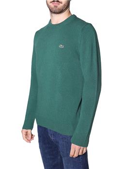 Maglia lacoste giro collo VERDE I0 - gallery 3