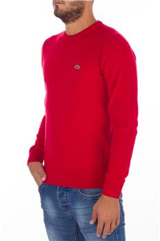 Maglia lacoste uomo giro collo ROSSO