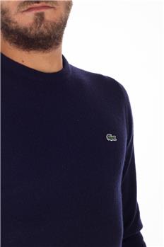 Maglia lacoste uomo giro collo BLU - gallery 5