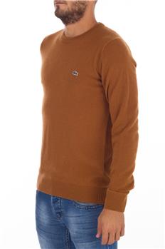 Maglia lacoste uomo giro collo CAMMELLO