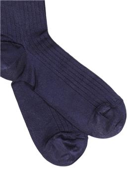 Calza gallo donna viscosa BLU