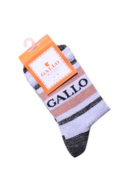 Calza lurex donna gallo BIANCO/LOTO