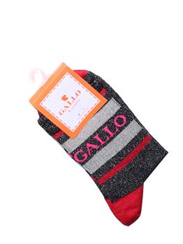 Calza lurex donna gallo NERO E ARGENTO