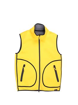 Gilet aspesi neoprene stretch GRIGIO E GIALLO