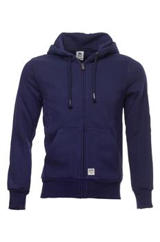Felpa errea' con cappuccio BLU SCRITTA GIALLA