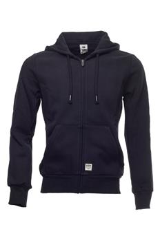 Felpa errea' con cappuccio NERO SCRITTA ARANCIO