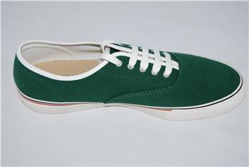 Scarpa fred perry tela VERDE