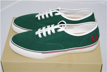 Scarpa fred perry tela VERDE - gallery 4