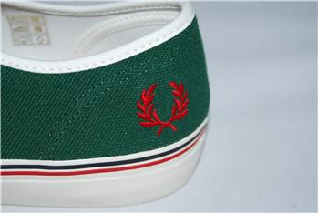 Scarpa fred perry tela VERDE - gallery 6