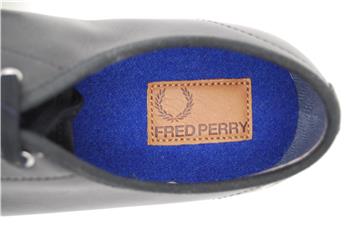 Scarpa fred perry pelle NERO - gallery 5