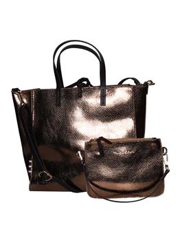 Borsa felicia media manila g BRONZO
