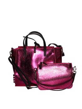 Borsa felicia small manila g FUXIA - gallery 2