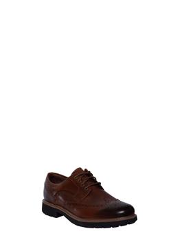 Clarks francesina uomo bassa MARRONE