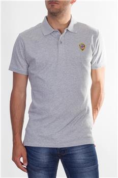 Polo blauer uomo con stemma GRIGIO CHIARO