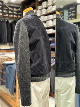 Giacca bomber mix roy roger's DARK BLUE - gallery 2
