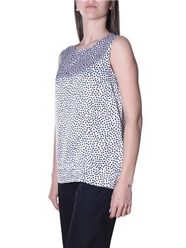 Blusa manila grace smanicata BIANCO - gallery 3