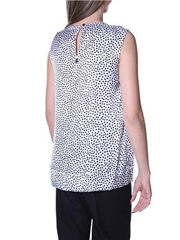 Blusa manila grace smanicata BIANCO - gallery 4