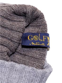 Cappello golf cachemere BEIGE E GRIGIO - gallery 2