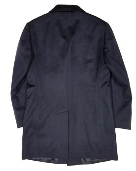 Cappotto 100% puro cachemere BLU - gallery 3