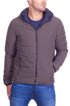 Piumino ciesse uomo cappuccio MARRONE E BLU Y7 - gallery 4