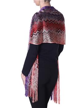 Missoni sciarpa frange ROSA