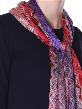 Missoni sciarpa frange ROSA - gallery 3