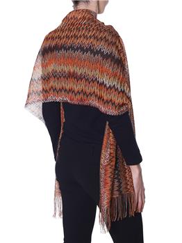 Missoni sciarpa frange ARANCIO