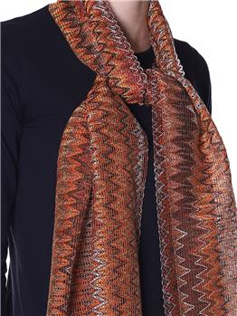 Missoni sciarpa frange ARANCIO - gallery 3