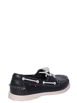 Sebago docksides portland BLU NAVY - gallery 3