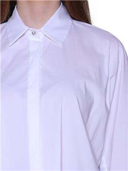 Camicia liviana conti ampia BIANCO - gallery 5