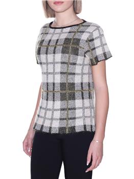 Maglia liviana conti BEIGE E NERO - gallery 3