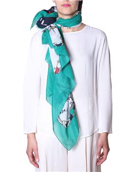 Foulard manila grace quadrato VERDE