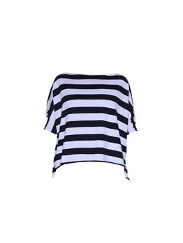 Maglia barchetta over livianac RIGA BIANCA BLU