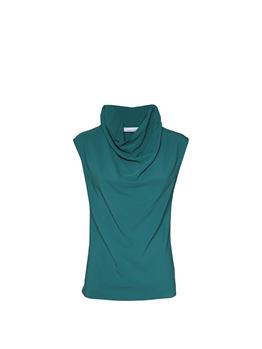 Blusa drappeggio liviana conti VERDE - gallery 2